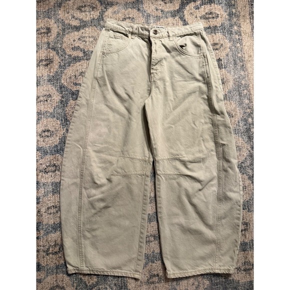 Free People Denim - Free People Good Luck Mid-Rise Barrel Jeans 30 Excellent Condition with Flaw